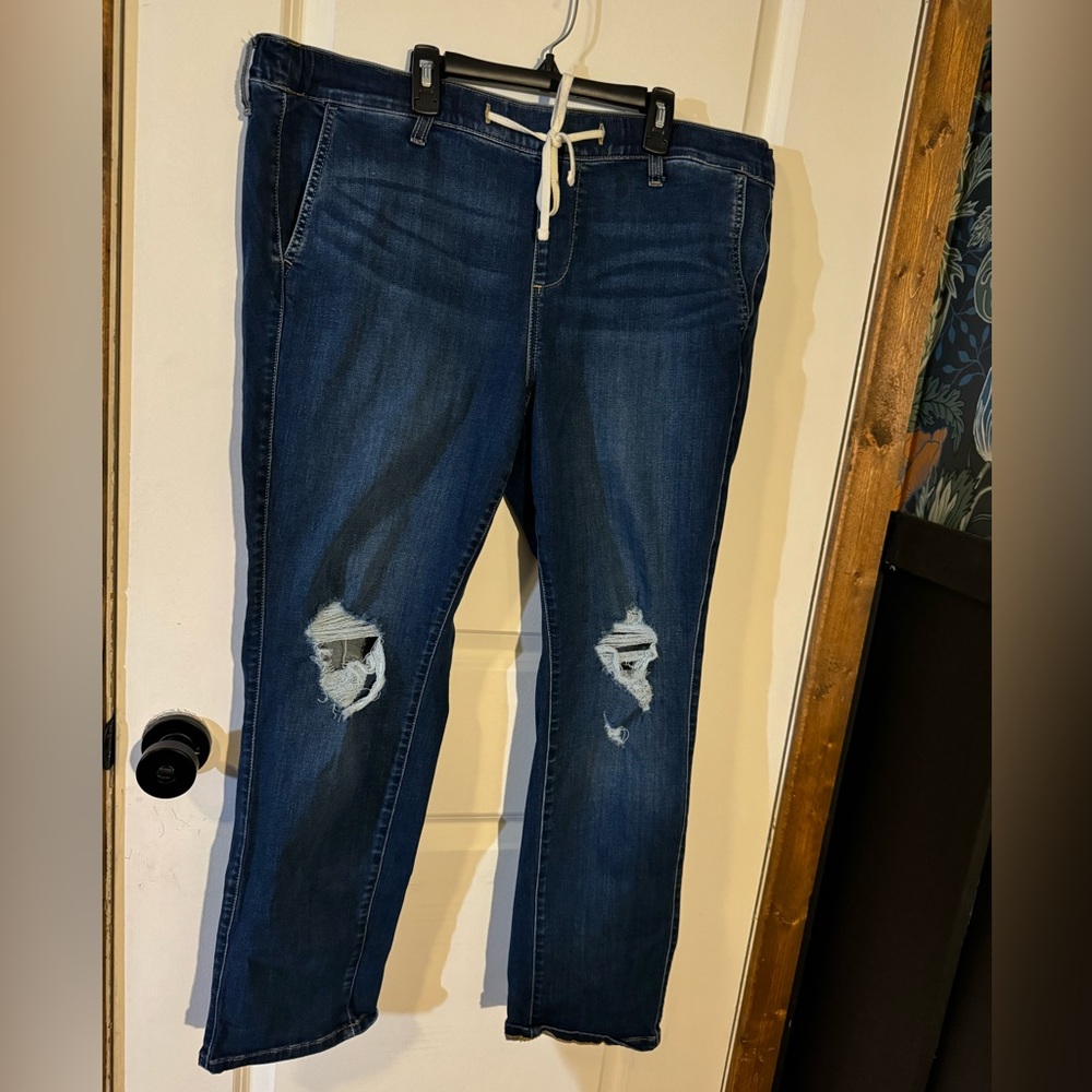Torrid Mid Rise Straight Jeans